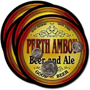  Perth Amboy , NJ Beer & Ale Coasters   4pk Everything 