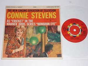Connie Stevens Connie Stevens As Cricket Warner Brothers EP  