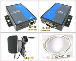 RS232 to TCP/IP Ethernet Serial Server Converter Device  