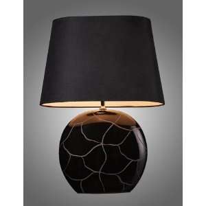  Dimond Lighting Lenox Square Table Lamp in Gloss Black 