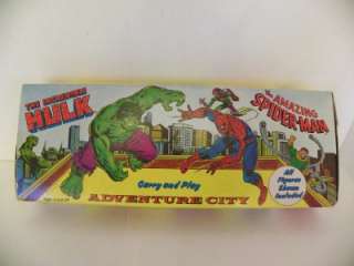 NEW ? VNT Incredible Hulk Spiderman Adventure City Set  