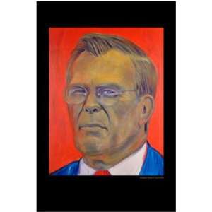  Print on Paper, title Rumsfeld, by artist Terry LUC