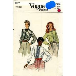  Vogue Missus Classic Shirt Sewing Pattern Size 12 Arts 