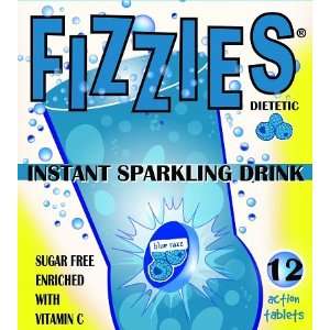 Fizzies Drink Tablets Blue Razz Flavor 6 Count  Grocery 