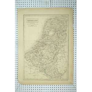   Map Netherlands Holland Belgium Maestricht Amsterdam
