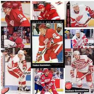  Detroit Red Wings Vladimir Konstantinov 20 Card Set 