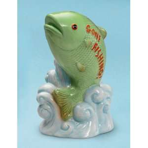  Ceramic Gone Fishing Novelty Bank Toys & Games