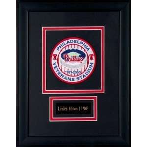  Phillies Framed 2003 Veterans Stadium w/Plate