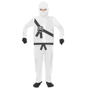  Lets Party By Charades White Ninja Toddler Costume / White 
