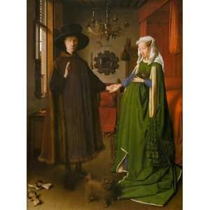  Hand Made Oil Reproduction   Jan van Eyck   24 x 32 inches 