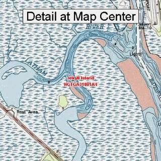  Map   Jekyll Island, Georgia (Folded/Waterproof)