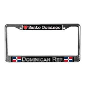 Santo Domingo, DOMINICAN REP   Dominican republic License Plate Frame 