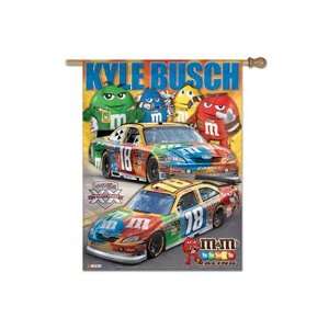  NASCAR Kyle Busch Flag: Patio, Lawn & Garden