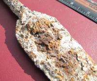Ancient VIKING Iron Artifact   Spearhead W16  