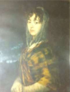 Print By Francisco de Goya Señora Sabasa Garcia 21 X 17  