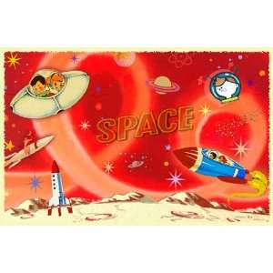    Dolce Mia Kids Space Placemat Party Favor Pack   8 pc.: Baby