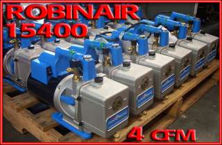 Vacuum Pump Robinair 15400 4 CFM 2 stages / Free OIL / Fast Ship 