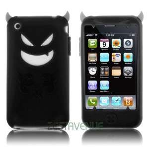  iPhone 3GS / 3G Black Cute Devil Silicone Case Cover: MP3 