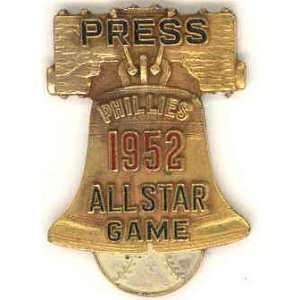  1952 Phillies All Star Press Pin Brooch by Martin Sports 