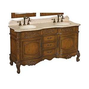  Belle Foret Marble Top Vanity Sink BFVANSET03SN Antique 