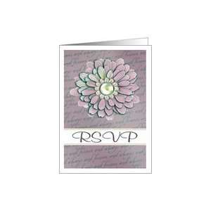  RSVP Save The Date Pearl Daisy Card Health & Personal 