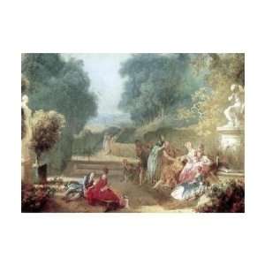  Jean Honore Fragonard   A Game Of Hot Cockles Giclee