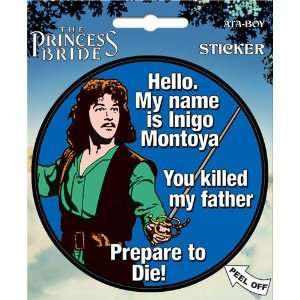  Princess Bride Inigo Montoya Sticker Toys & Games