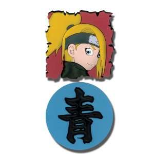  Naruto Shippuden PVC Pin Set Deidara and Kanji: Toys 