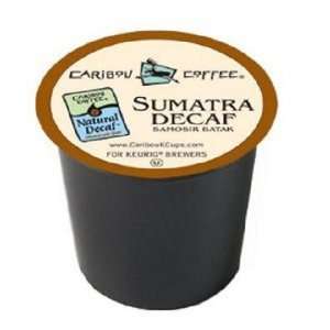 Caribou Coffee, Sumatra Decaf, 24 Count K Cups for Keurig Brewers