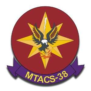  US Marine Tactical Air Command Squadron 38 Decal Sticker 5 