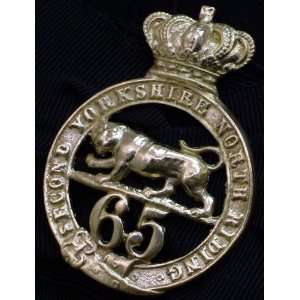  British 65th Regiment Cap Badge 