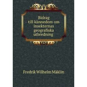   Och Finlands Fauna (German Edition) Fredrik Wilhelm MÃ¤klin Books
