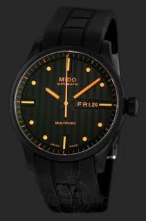 M0054303705102 negro de Mido Multifort/anaranjado automático   reloj 