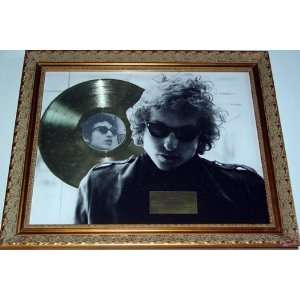   Dylan Rare Gold Record Award Display non Riaa cd lp 