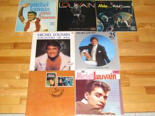   LOUVAIN 7 LP LOT ALBUM VINYL COLLECTION French Records ALOHA/ICI/25e
