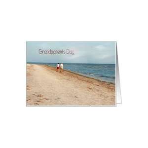  Grandparents Day, Walking the Beach Card Health 