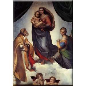  The Sistine Madonna 11x16 Streched Canvas Art by Raphael 