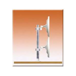   Vertical LCD Pole Mount   VESA Standard   Light Gray: Office Products
