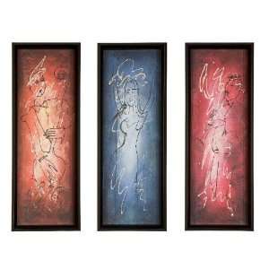  Jazz Club Trio Hand Painted Oil Wall Art: Kitchen & Dining