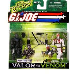  G.I. Joe Valor vs. Venom Series 1  Snake Eyes and Storm 