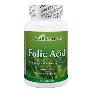 Avail Naturals Folic Acid