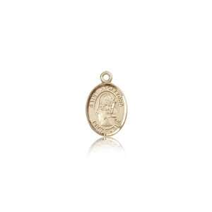   Gift 14K Solid Yellow Gold St. Apollonia Medal 1/2 X 1/4 Inch Jewelry