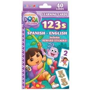  Dora 123 Spanish/English Learning Cards 