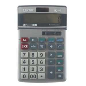   Sentry 12 Digit Business Calculator, Silver (CA560)