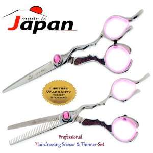  NINJA / MADE IN JAPAN   Hairdressing Scissor & Thinner Set 