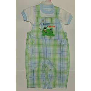 Catch Me If You Can Infant Childs Size: 3 6 Months Shirt And Overalls 