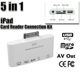   Connection Kit AV to TV Sync charge Mini USB slot For iPad  