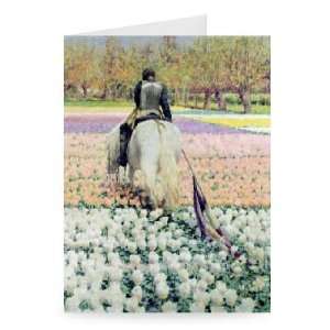 Vanquished, 1895 (oil on canvas) by George   Greeting Card (Pack of 