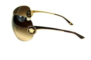 Versace Sunglasses VE2113B 126513 Bronze Brown Gold Brand NEW 