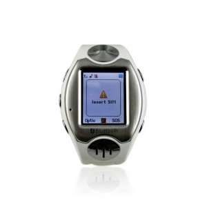  S66 Quad Band Watch Style Cell Phone White (SZR100 